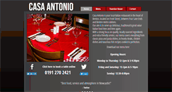 Desktop Screenshot of casa-antonio.co.uk